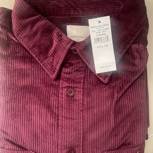 Heavy corded long sleeve shirt